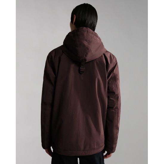 Napapijri Jacket Rainforest Pocket 2 μπορντο Napapijri Jacket Rainforest Pocket 2 μπορντο