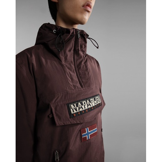 Napapijri Jacket Rainforest Pocket 2 μπορντο Napapijri Jacket Rainforest Pocket 2 μπορντο