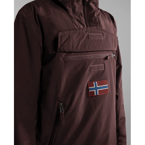 Napapijri Jacket Rainforest Pocket 2 μπορντο Napapijri Jacket Rainforest Pocket 2 μπορντο