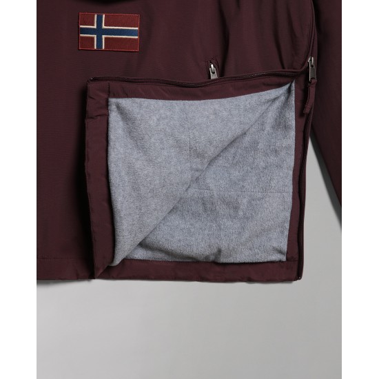 Napapijri Jacket Rainforest Pocket 2 μπορντο Napapijri Jacket Rainforest Pocket 2 μπορντο