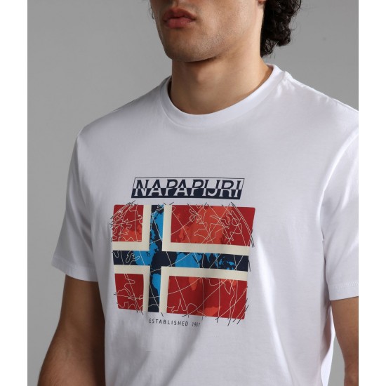 NAPAPIJRI T-Shirt Guiro λευκό