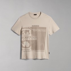  T-Shirt Manta NAPAPIJRI (μπεζ)
