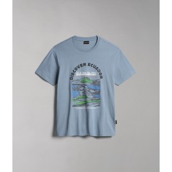 NAPAPIJRI  T-Shirt Sangay σιελ