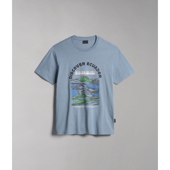 NAPAPIJRI T-Shirt Sangay σιελ NAPAPIJRI T-Shirt Sangay σιελ