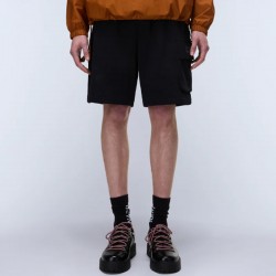 NAPAPIJRI ΒΕΡΜΟΥΔΑ N-BOX RELAXED FIT LOGO CARGO ΜΑΥΡΟ