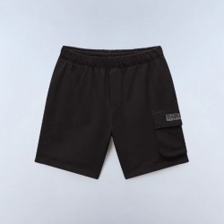 NAPAPIJRI ΒΕΡΜΟΥΔΑ N-BOX RELAXED FIT LOGO CARGO ΜΑΥΡΟ