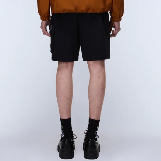 NAPAPIJRI ΒΕΡΜΟΥΔΑ N-BOX RELAXED FIT LOGO CARGO ΜΑΥΡΟ