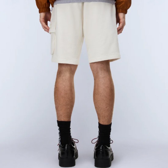 NAPAPIJRI ΒΕΡΜΟΥΔΑ N-BOX RELAXED FIT LOGO CARGO ΕΚΡΟΥ
