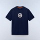 NAPAPIJRI T-SHIRT S-PHOS RELAXED FIT LOGO ΜΠΛΕ