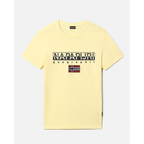 Napapijri T-Shirt S-AYAS κίτρινο