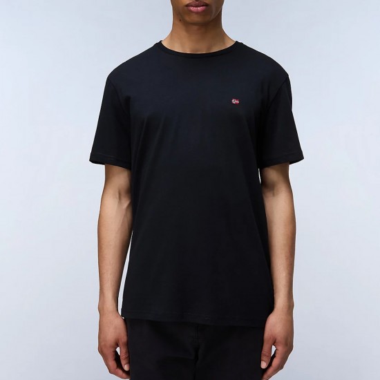 NAPAPIJRI T-SHIRT SALIS REGULAR FIT ΜΑΥΡΟ NAPAPIJRI T-SHIRT SALIS REGULAR FIT ΜΑΥΡΟ