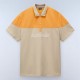NAPAPIJRI POLO E-SATURINA RELAXED FIT LOGO ΚΙΤΡΙΝΟ-ΜΠΕΖ