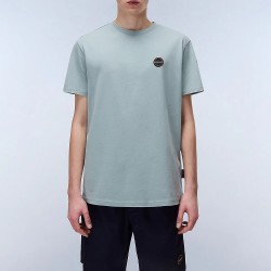 NAPAPIJRI T-SHIRT S-BADGE REGULAR FIT ΜΕΝΤΑ