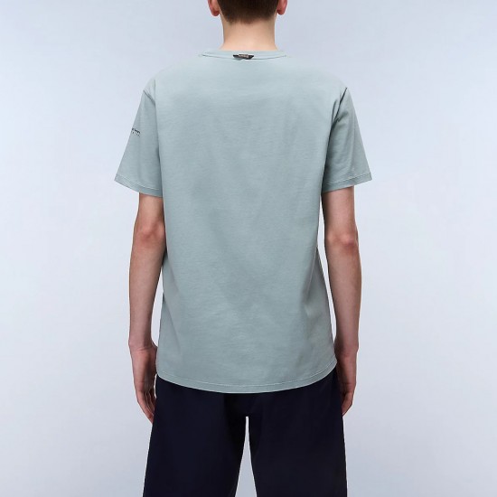 NAPAPIJRI T-SHIRT S-BADGE REGULAR FIT ΜΕΝΤΑ