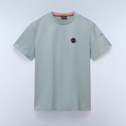 NAPAPIJRI T-SHIRT S-BADGE REGULAR FIT ΜΕΝΤΑ
