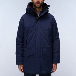NAPAPIJRI ΜΠΟΥΦΑΝ PARKA SERIE 20-22 RELAXED FIT COMFORTEMP ΜΕ ΚΟΥΚΟΥΛΑ ΜΠΛΕ