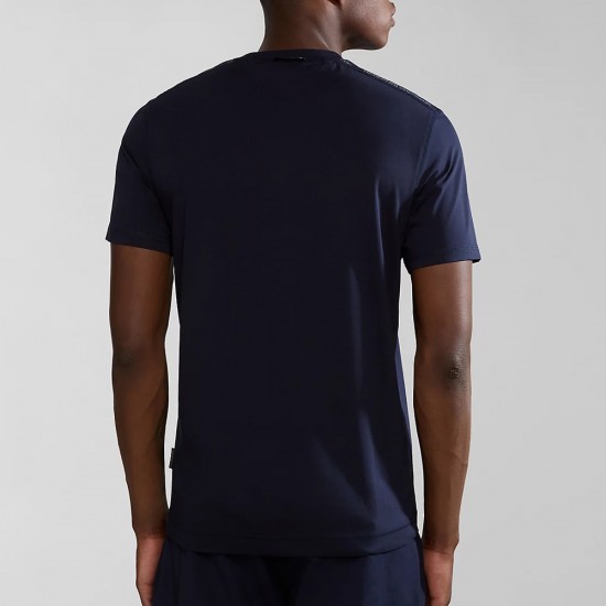 NAPAPIJRI T-SHIRT S-SMALLWOOD REGULAR FIT ΜΠΛΕ NAPAPIJRI T-SHIRT S-SMALLWOOD REGULAR FIT ΜΠΛΕ