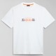 NAPAPIJRI T-SHIRT S-SMALLWOOD REGULAR FIT LOGO ΛΕΥΚΟ NAPAPIJRI T-SHIRT S-SMALLWOOD REGULAR FIT LOGO ΛΕΥΚΟ