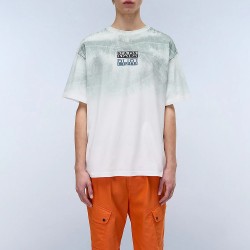 NAPAPIJRI T-SHIRT S-TORA LOOSE PREMIUM FIT ALLOVER PRINT ΜΕΝΤΑ