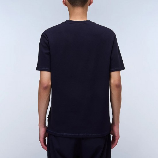 NAPAPIJRI T-SHIRT S-VANNI RELAXED FIT LOGO ΜΠΛΕ NAPAPIJRI T-SHIRT S-VANNI RELAXED FIT LOGO ΜΠΛΕ