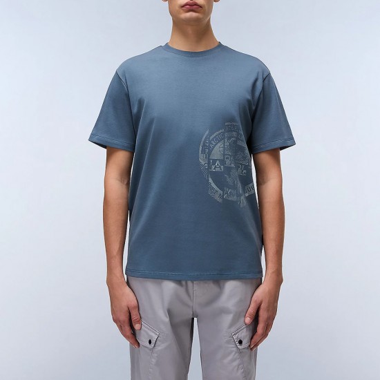 NAPAPIJRI T-SHIRT S-VANNI RELAXED FIT LOGO ΠΕΤΡΟΛ