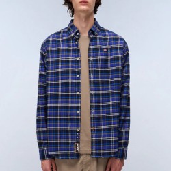 NAPAPIJRI ΠΟΥΚΑΜΙΣΟ G-TREKKING BUTTON DOWN RELAXED FIT ΚΑΡΩ ΜΠΛΕ