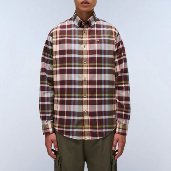 NAPAPIJRI ΠΟΥΚΑΜΙΣΟ G-TREKKING BUTTON DOWN RELAXED FIT ΚΑΡΩ ΠΟΛΥΧΡΩΜΟ NAPAPIJRI ΠΟΥΚΑΜΙΣΟ G-TREKKING BUTTON DOWN RELAXED FIT ΚΑΡΩ ΠΟΛΥΧΡΩΜΟ