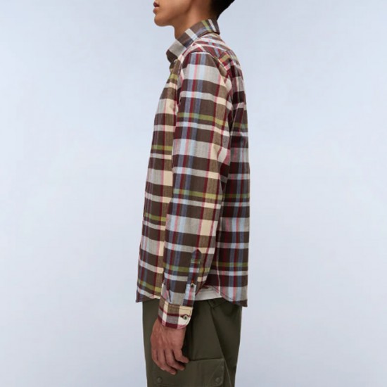 NAPAPIJRI ΠΟΥΚΑΜΙΣΟ G-TREKKING BUTTON DOWN RELAXED FIT ΚΑΡΩ ΠΟΛΥΧΡΩΜΟ NAPAPIJRI ΠΟΥΚΑΜΙΣΟ G-TREKKING BUTTON DOWN RELAXED FIT ΚΑΡΩ ΠΟΛΥΧΡΩΜΟ