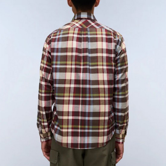 NAPAPIJRI ΠΟΥΚΑΜΙΣΟ G-TREKKING BUTTON DOWN RELAXED FIT ΚΑΡΩ ΠΟΛΥΧΡΩΜΟ NAPAPIJRI ΠΟΥΚΑΜΙΣΟ G-TREKKING BUTTON DOWN RELAXED FIT ΚΑΡΩ ΠΟΛΥΧΡΩΜΟ