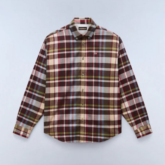 NAPAPIJRI ΠΟΥΚΑΜΙΣΟ G-TREKKING BUTTON DOWN RELAXED FIT ΚΑΡΩ ΠΟΛΥΧΡΩΜΟ NAPAPIJRI ΠΟΥΚΑΜΙΣΟ G-TREKKING BUTTON DOWN RELAXED FIT ΚΑΡΩ ΠΟΛΥΧΡΩΜΟ