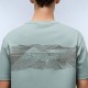 NAPAPIJRI T-SHIRT S-VANNI RELAXED FIT LOGO ΜΕΝΤΑ