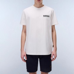 NAPAPIJRI T-SHIRT S-VIGNONI BACK RELAXED FIT ΛΕΥΚΟ