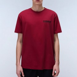 NAPAPIJRI T-SHIRT S-VIGNONI BACK RELAXED FIT ΜΠΟΡΝΤΟ
