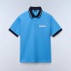 NAPAPIJRI POLO E-ZERI RELAXED FIT LOGO ΣΙΕΛ