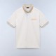 NAPAPIJRI POLO E-ZERI RELAXED FIT LOGO ΕΚΡΟΥ