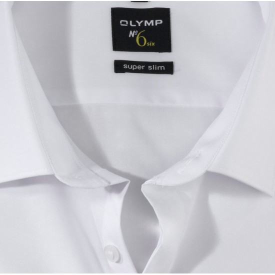 OLYMP Γαμπριάτικο πουκάμισο Super Slim Urban Kent λευκό OLYMP Γαμπριάτικο πουκάμισο Super Slim Urban Kent λευκό