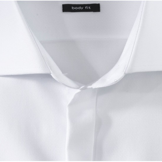 Γαμπριάτικο πουκάμισο Slim fit Royal Kent OLYMP (λευκό)