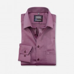 Πουκάμισο  Luxur Comfort fit New Kent OLYMP (μπορντώ)