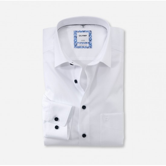 OLYMP Πουκάμισο comfort fit New Kent λευκό