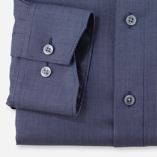 OLYMP ΠΟΥΚΑΜΙΣΟ LUXOR MODERN FIT ΜΙΚΡΟΣΧΕΔΙΟ ΜΠΛΕ