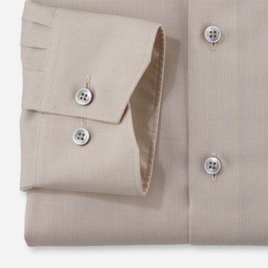 OLYMP ΠΟΥΚΑΜΙΣΟ LUXOR MODERN FIT ΜΙΚΡΟΣΧΕΔΙΟ ΜΠΕΖ