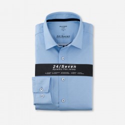 OLYMP Πουκάμισο modern fit με elastane New Kent σιέλ