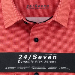 OLYMP Πουκάμισο modern fit με elastane New Kent κοραλί