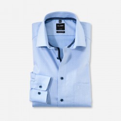 Πουκάμισο Modern Fit Business Shirt Global Kent OLYMP (γαλάζιο)