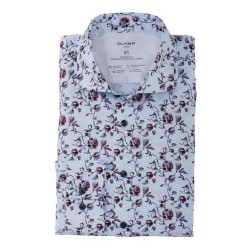 OLYMP ΠΟΥΚΑΜΙΣΟ MODERN FIT FLORAL ΠΟΛΥΧΡΩΜΟ