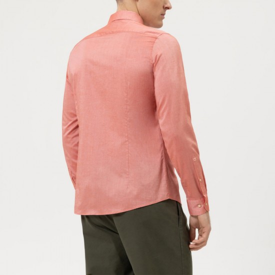 OLYMP ΠΟΥΚΑΜΙΣΟ SMART CASUAL BODY FIT ΑΝΟΙΧΤΟ ΚΟΚΚΙΝΟ