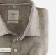 Λινό πουκάμισο slim fit smart business Kent OLYMP 