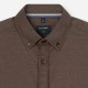 OLYMP ΠΟΥΚΑΜΙΣΟ REGULAR FIT BUTTON DOWN MOUNTAIN TWILL ΚΑΦΕ