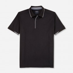 OLYMP POLO CASUAL ACTIVE DRY ΜΑΥΡΟ