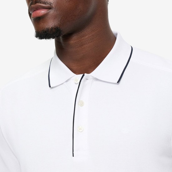 OLYMP POLO CASUAL ACTIVE DRY ΛΕΥΚΟ